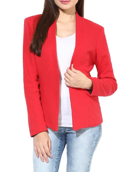 red cotton blazer - 12691279 - Very Small Image - 1