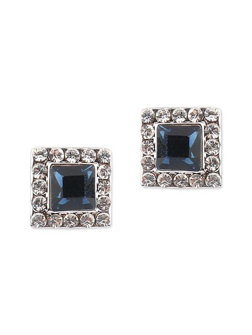 blue crystal square earrings - 1271600 - Very Small Image - 1