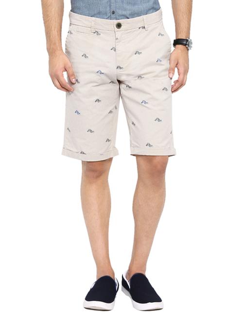 beige cotton shorts - 12719660 - Very Small Image - 1
