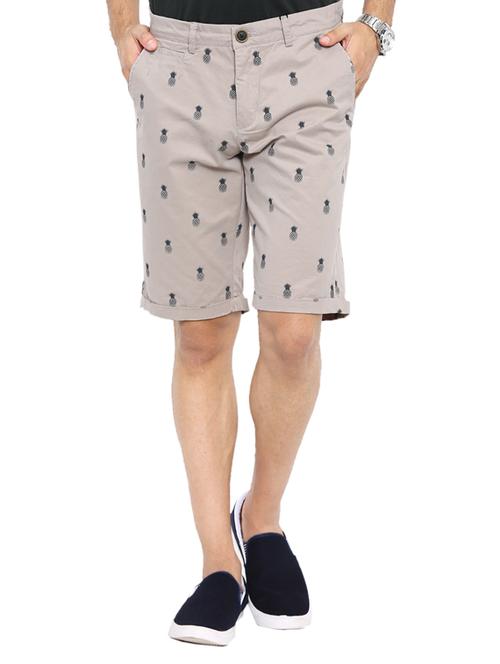 beige cotton shorts - 12719668 - Very Small Image - 1