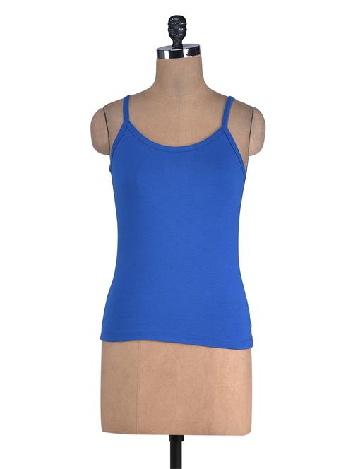 royal blue cotton lycra camisole - 1275364 - Very Small Image - 1