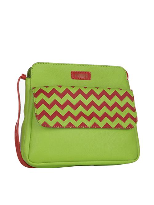 green leather sling bag - 12757271 - Very Small Image - 1