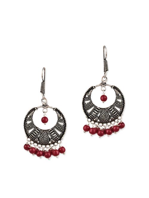 silver metal hoop earring - 12757548 - Very Small Image - 1