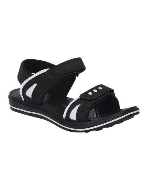 black synthetic back strap floaters - 12758289 - Very Small Image - 1