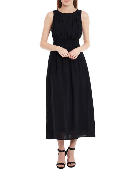 black georgette dress - 12758380 - Very Small Image - 1