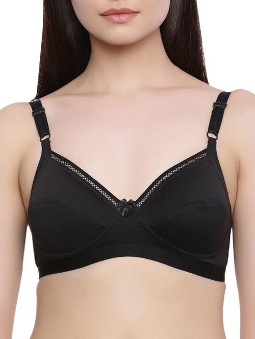 black cotton bra - 12759263 - Very Small Image - 1