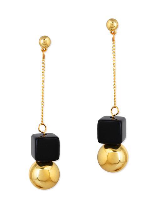 black metal drop earring - 12760611 - Very Small Image - 1