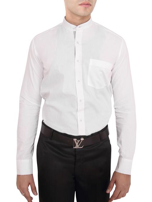 white cotton casual shirt - 12763325 - Very Small Image - 1