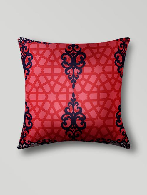 red polyester digital printed cushion cover - 1276843 - Very Small Image - 1