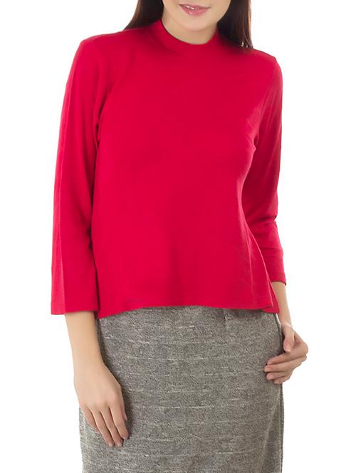 pink viscose straight top - 12776629 - Very Small Image - 1