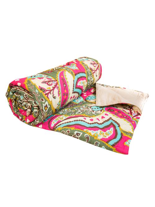 digital print cotton rajasthani quilt - 12777494 - Very Small Image - 1