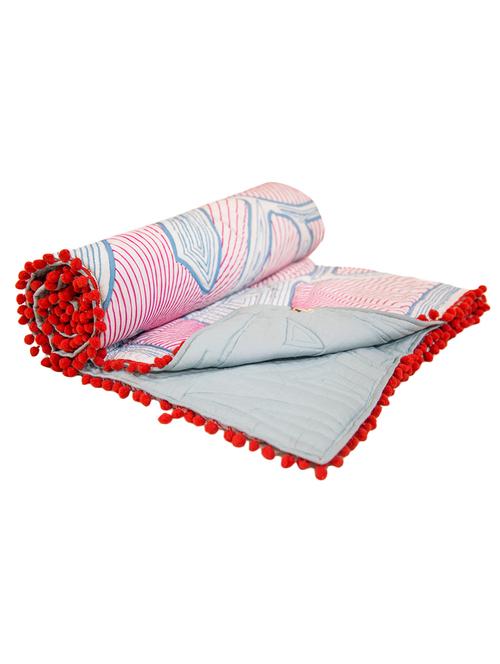 digital print cotton rajasthani quilt - 12777522 - Very Small Image - 1