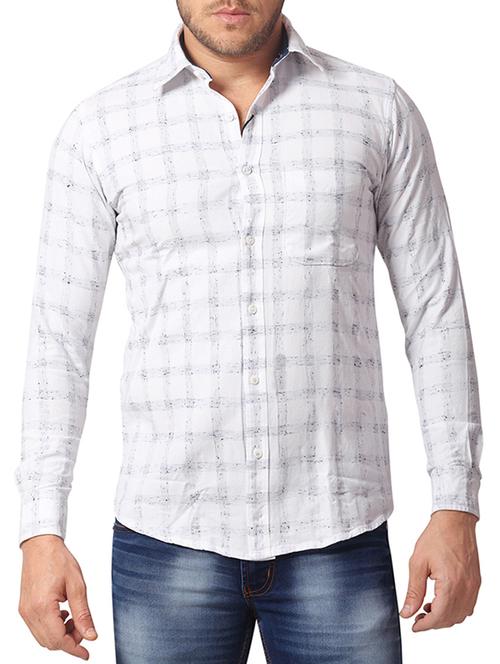 white cotton casual shirt - 12778811 - Very Small Image - 1