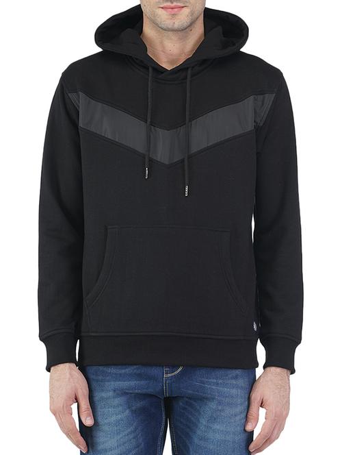 black fleece sweatshirt - 12779058 - Very Small Image - 1