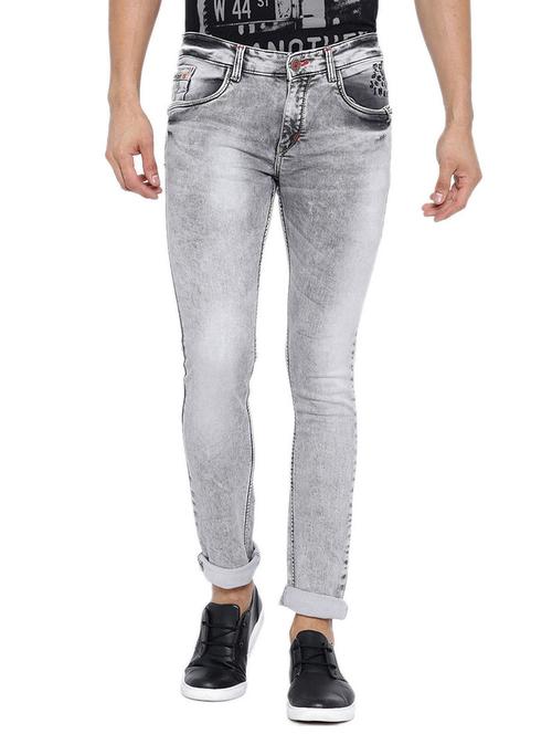 grey denim jeans - 12782662 - Very Small Image - 1