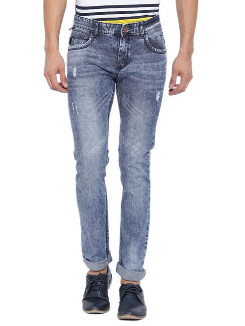 blue denim washed jeans - 12782664 - Very Small Image - 1