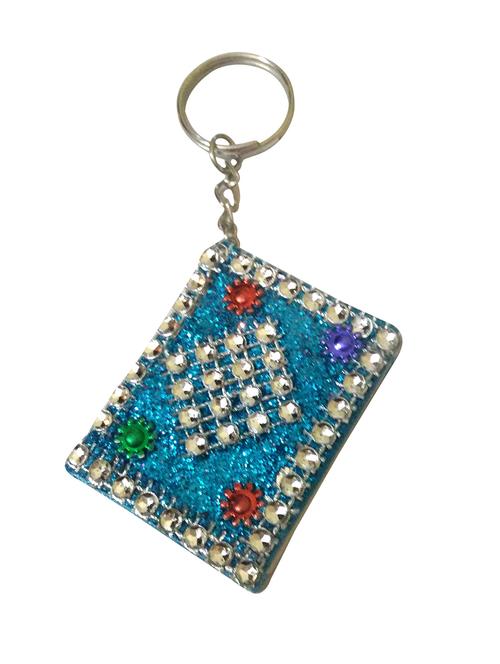 key ring diary book in sky color - 12784294 - Very Small Image - 1