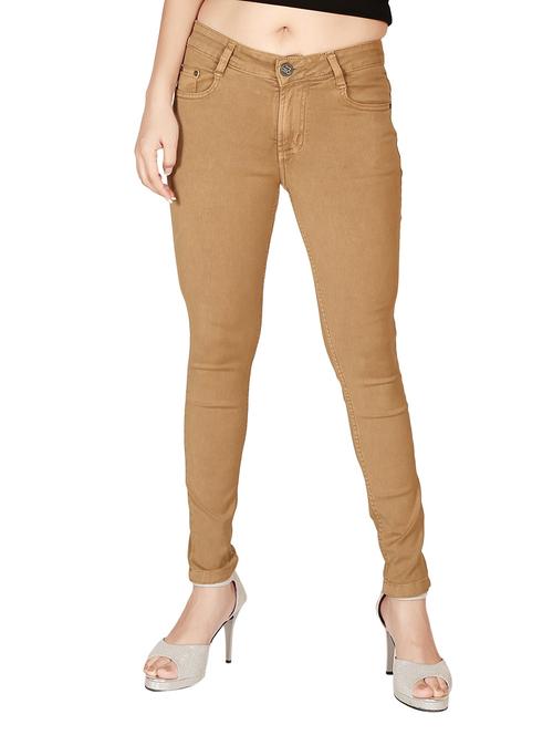beige denim jeans - 12785041 - Very Small Image - 1