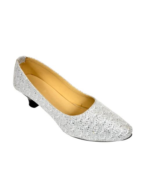 silver embellished pump - 12789358 - Very Small Image - 1