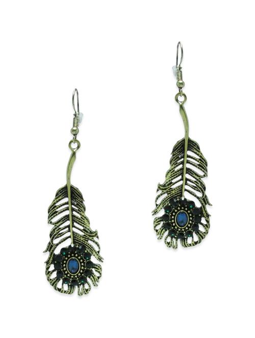 multi colored metal drop earrings - 12790468 - Very Small Image - 1