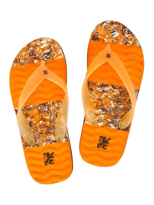orange rubber flip flops - 12790700 - Very Small Image - 1