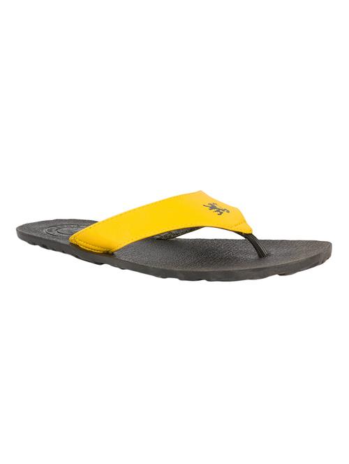 black leatherette toe seperator slipper - 12790745 - Very Small Image - 1