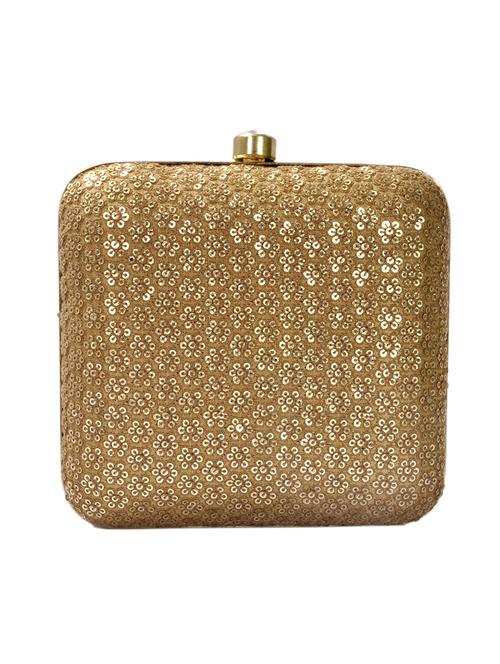 gold cotton clutch - 12791233 - Very Small Image - 1