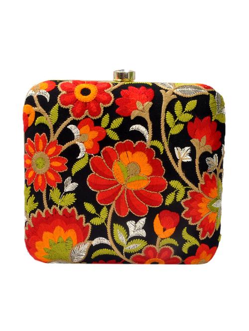 black cotton clutch - 12791235 - Very Small Image - 1