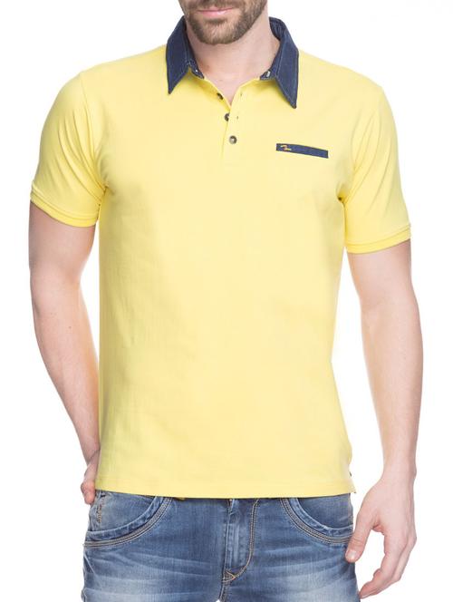 yellow cotton tshirt - 12792585 - Very Small Image - 1