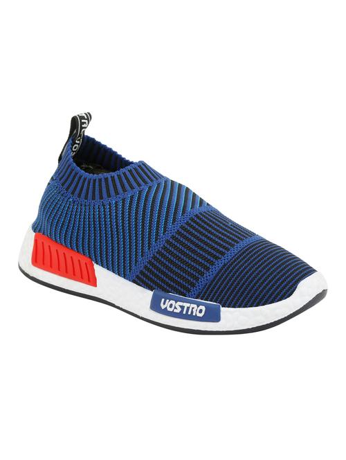 blue fabric slip on sports shoes - 12792827 - Very Small Image - 1