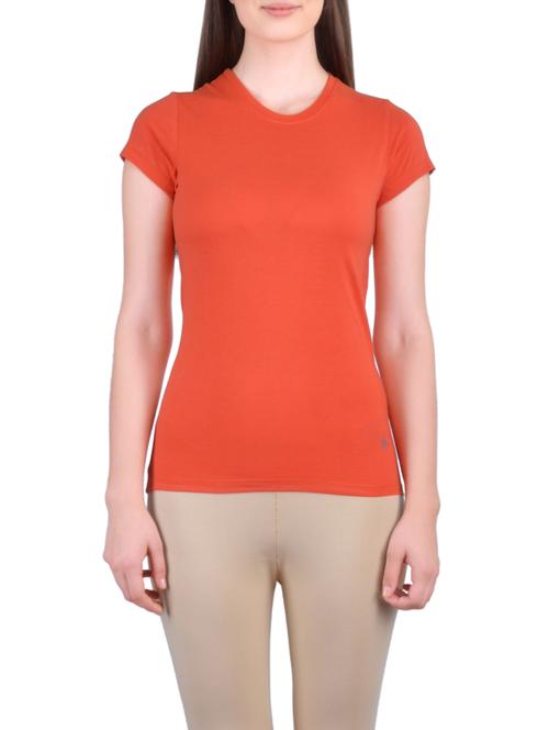 orange cotton regular tshirt - 12793542 - Very Small Image - 1