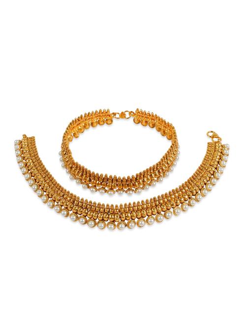 gold tone anklets - 12794583 - Very Small Image - 1