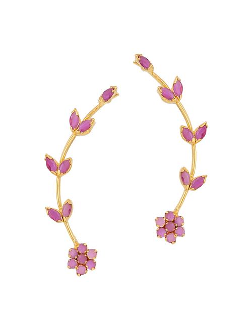 parijaat pack of cz ear cuff - 12796314 - Very Small Image - 1
