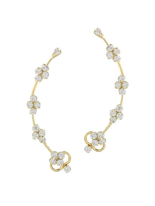 parijaat pack of cz ear cuff - 12796325 - Very Small Image - 1