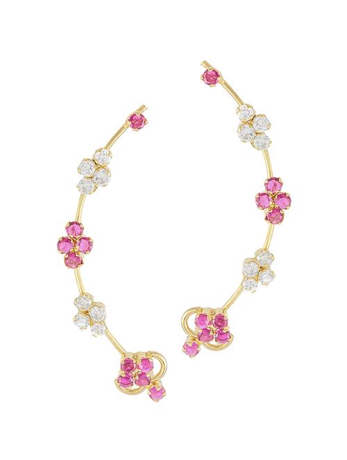 parijaat pack of cz ear cuff - 12796345 - Very Small Image - 1