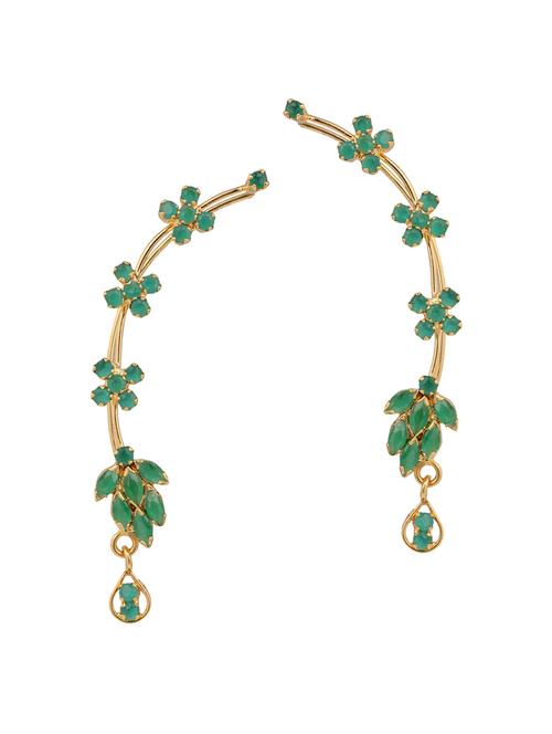 parijaat pack of cz ear cuff - 12796372 - Very Small Image - 1