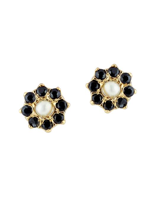 parijaat pack of cz stud earrings - 12796537 - Very Small Image - 1
