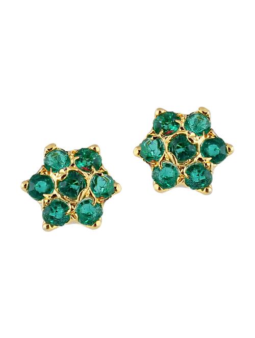 parijaat pack of cz stud earrings - 12796541 - Very Small Image - 1
