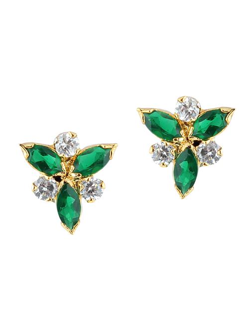 parijaat pack of cz stud earrings - 12796591 - Very Small Image - 1