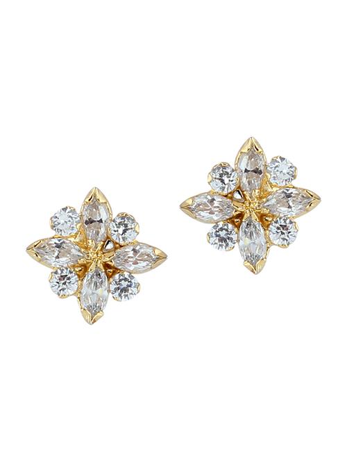 parijaat pack of cz stud earrings - 12796595 - Very Small Image - 1