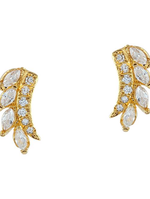 parijaat pack of cz stud earrings - 12796598 - Very Small Image - 1