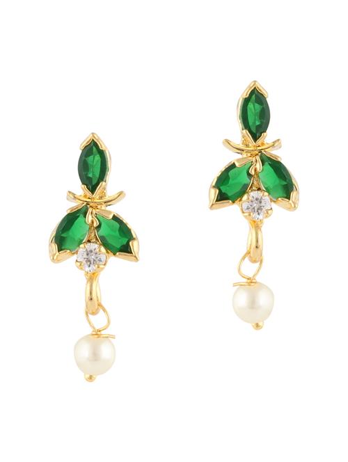 parijaat pack of cz stud earrings - 12796647 - Very Small Image - 1