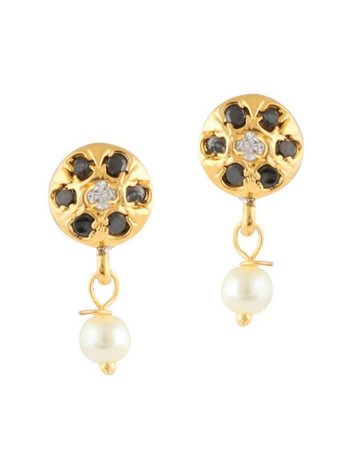 parijaat pack of cz stud earrings - 12796658 - Very Small Image - 1