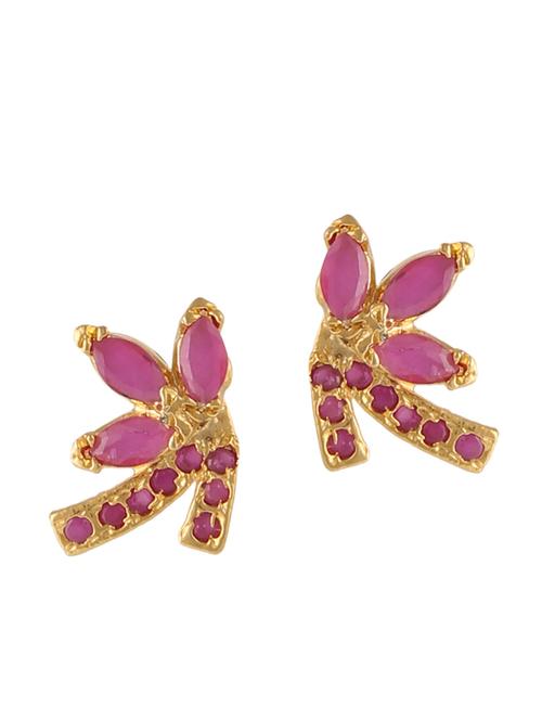 parijaat pack of cz stud earrings - 12796690 - Very Small Image - 1