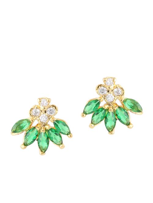 parijaat pack of cz stud earrings - 12796748 - Very Small Image - 1