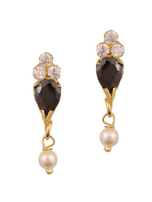 parijaat pack of cz stud earrings - 12796760 - Very Small Image - 1