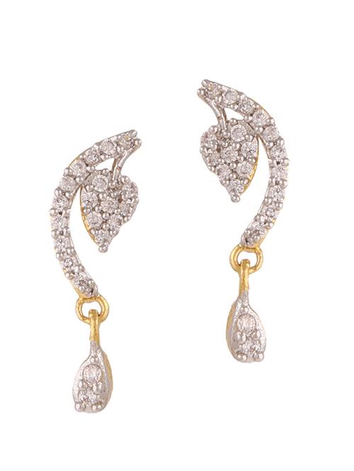 parijaat pack of cz stud earrings - 12796902 - Very Small Image - 1