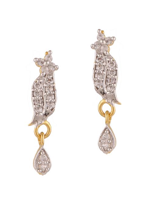 parijaat pack of cz stud earrings - 12796906 - Very Small Image - 1