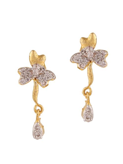 parijaat pack of cz stud earrings - 12796907 - Very Small Image - 1