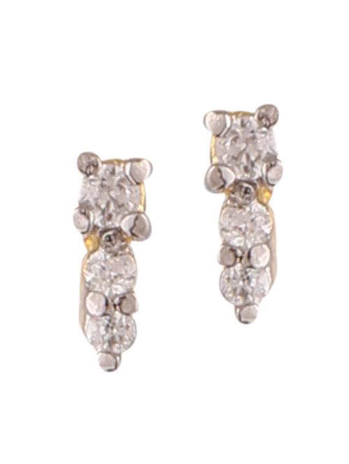 parijaat pack of cz stud earrings - 12796912 - Very Small Image - 1